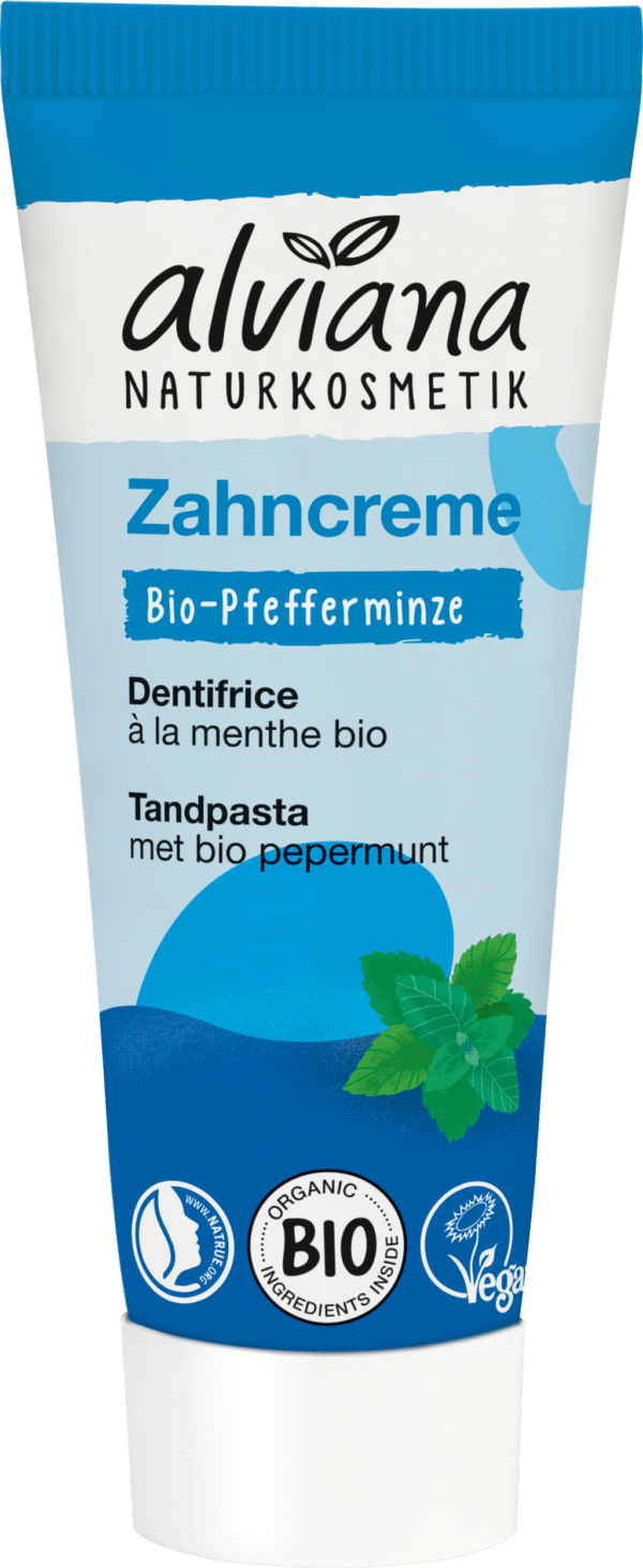 alviana Naturkosmetik Zahncreme Bio-Pfefferminze - 75 ml