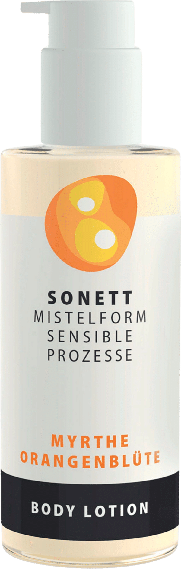 Sonett MISTELFORM SENSIBLE PROZESSE Body Lotion - Myrte-Orangenblüte