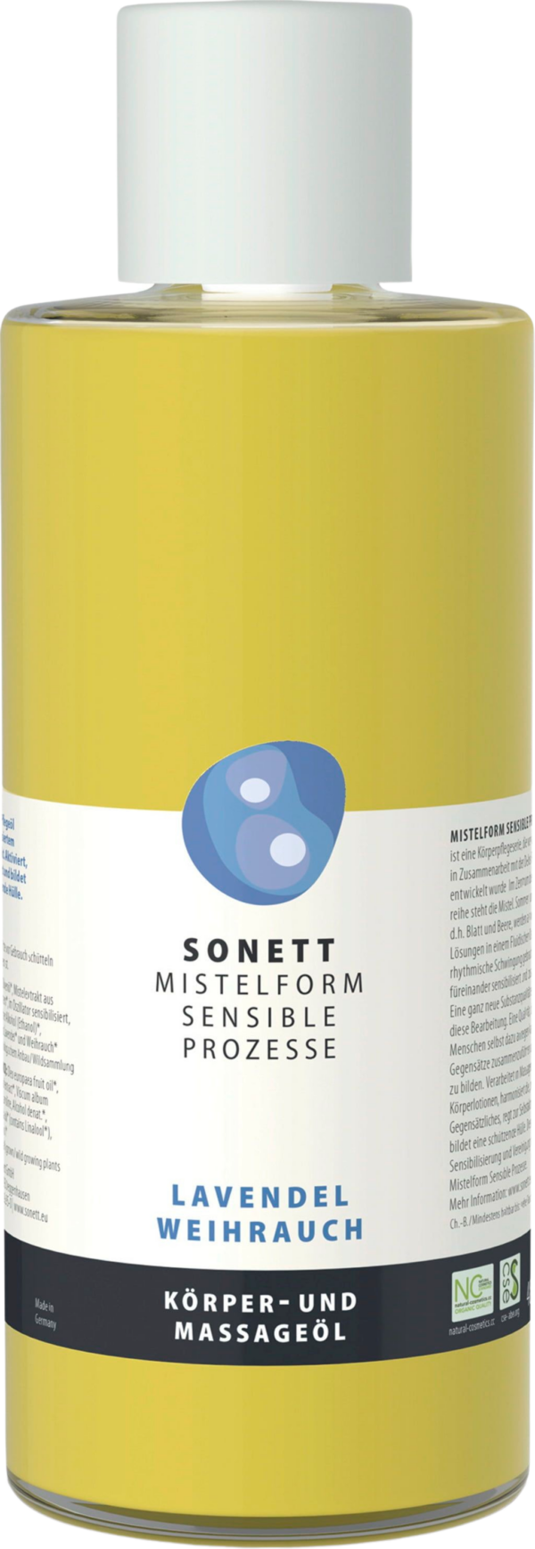 Sonett MISTELFORM SENSIBLE PROZESSE Körper- und Massageöl - 485 ml Lavendel-Weihrauch