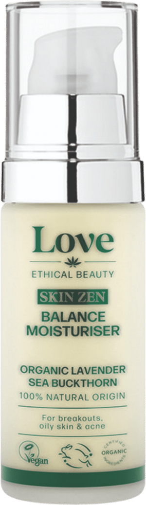 Love Ethical Beauty Skin Zen Balance Moisturiser - 30 g