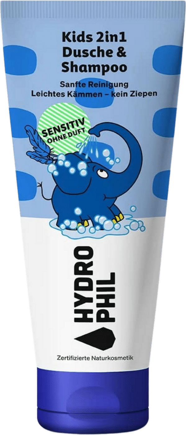 Hydrophil Kids 2in1 Dusche & Shampoo - Der Elefant