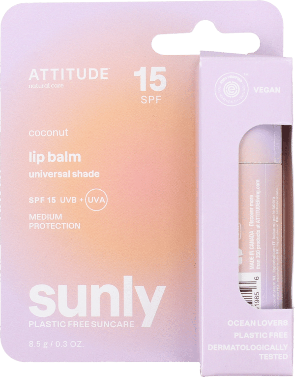 ATTITUDE Lip Balm Coconut SPF 15 - 8