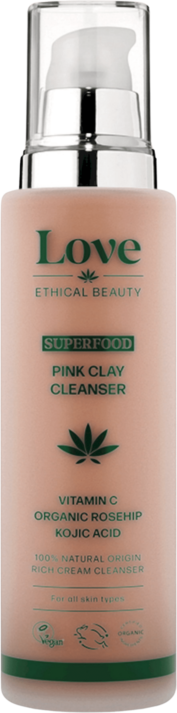 Love Ethical Beauty Superfood Pink Clay Cleanser - 100 g