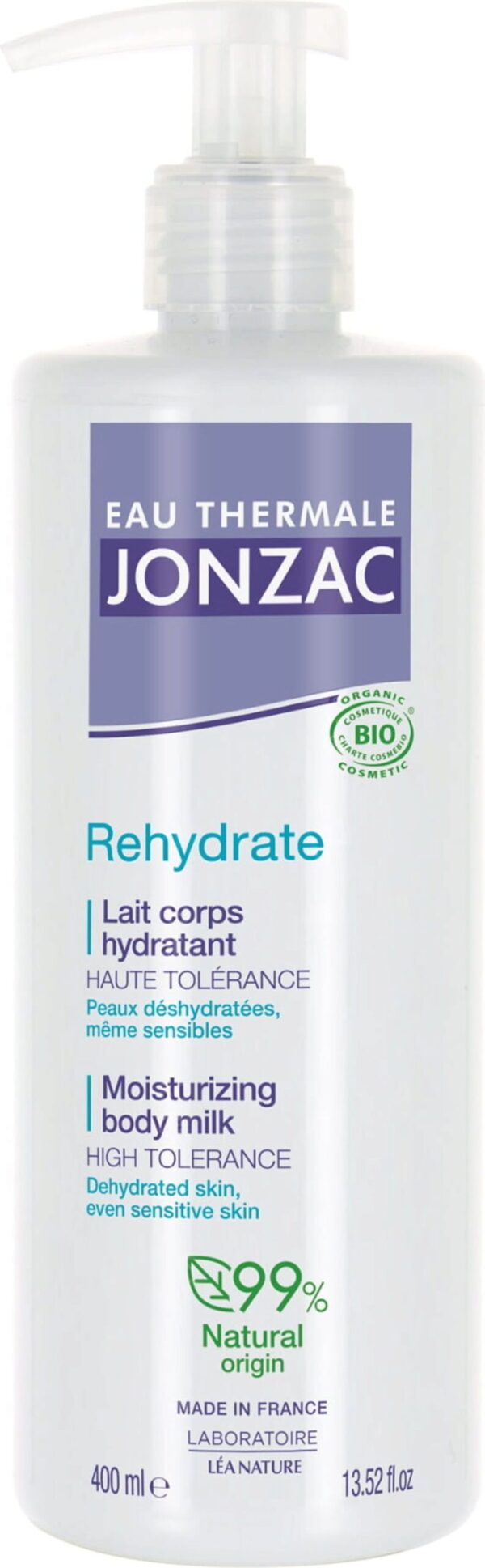 Eau Thermale JONZAC REhydrate Moisturizing Body Milk - 400 ml