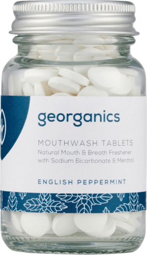 georganics Mouthwash Tablets - English Peppermint