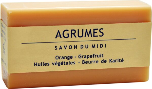 Savon du Midi Seife mit Karité-Butter - Agrumes (Orange-Grapefruit)