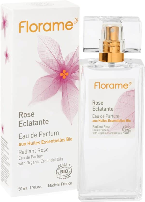 Florame Eau de Parfum Rose Eclatante (Strahlende Rose) - 50 ml