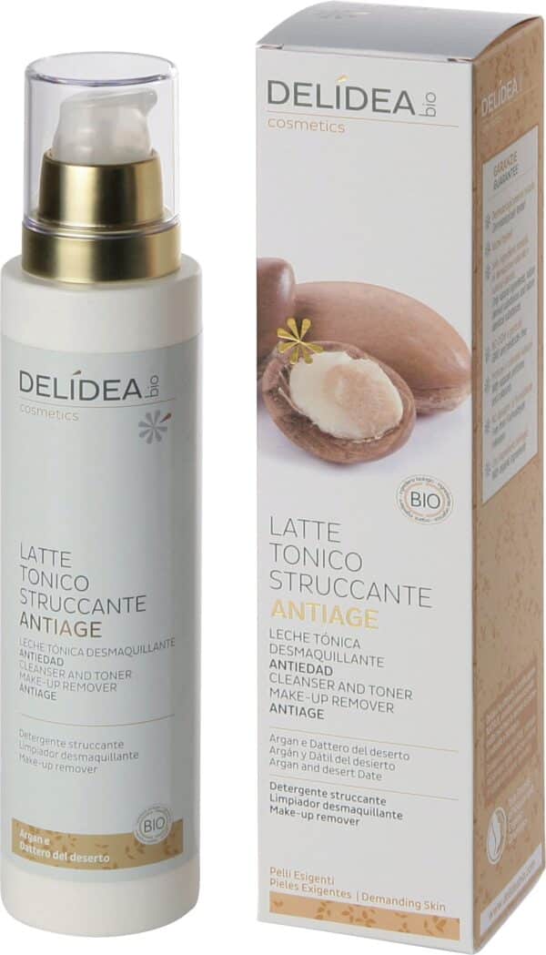 DELIDEA Argan & Date 2in1 Anti-Age Cleanser & Toner - 200 ml