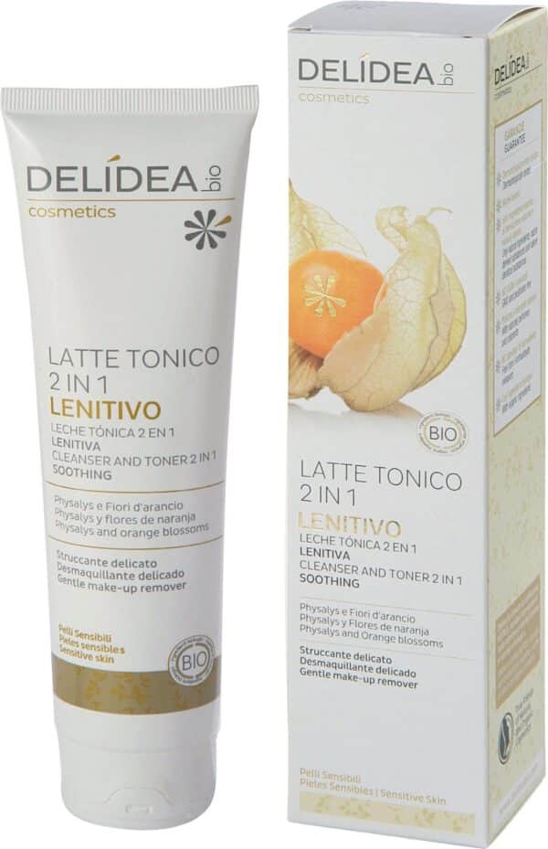 DELIDEA Physalis & Orange Blossoms 2in1 Soothing Cleanser & Toner - 150 ml