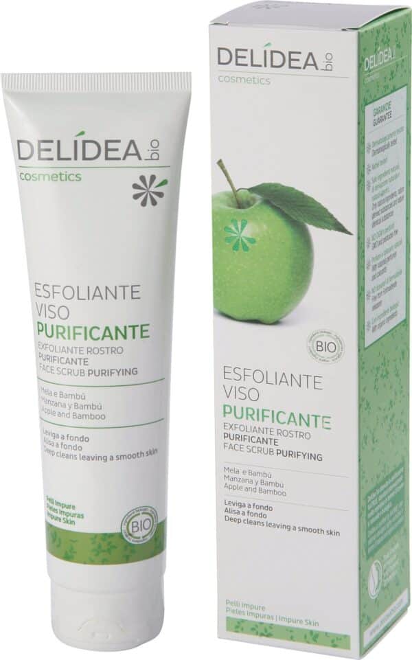 DELIDEA Apple & Bamboo Purifying Face Scrub - 150 ml