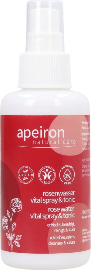 Apeiron Rosenwasser Vital-Spray & Tonic - 100 ml