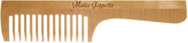 Mister Geppetto Holzkamm - 43x197 mm (Mit Griff - dick)