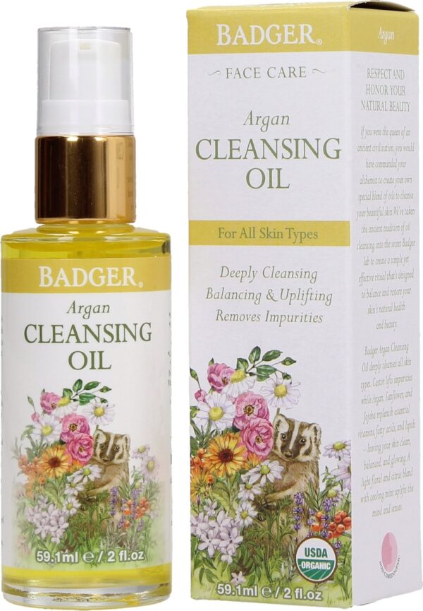 Badger Balm Argan Face Cleansing Oil - 59 ml