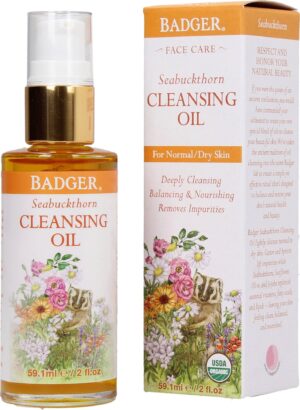 Badger Balm Seabuckthorn Face Cleansing Oil - 59 ml