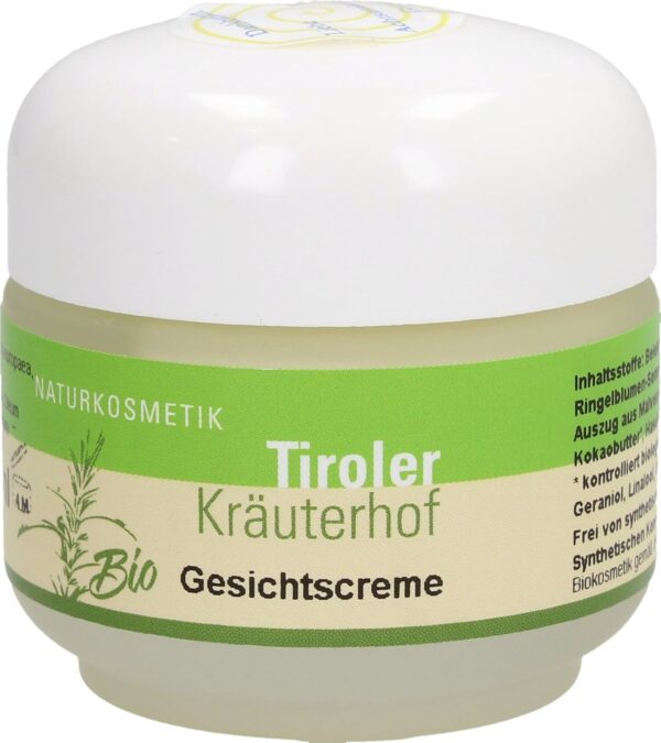 Tiroler Kräuterhof Bio Gesichtscreme - 30 ml