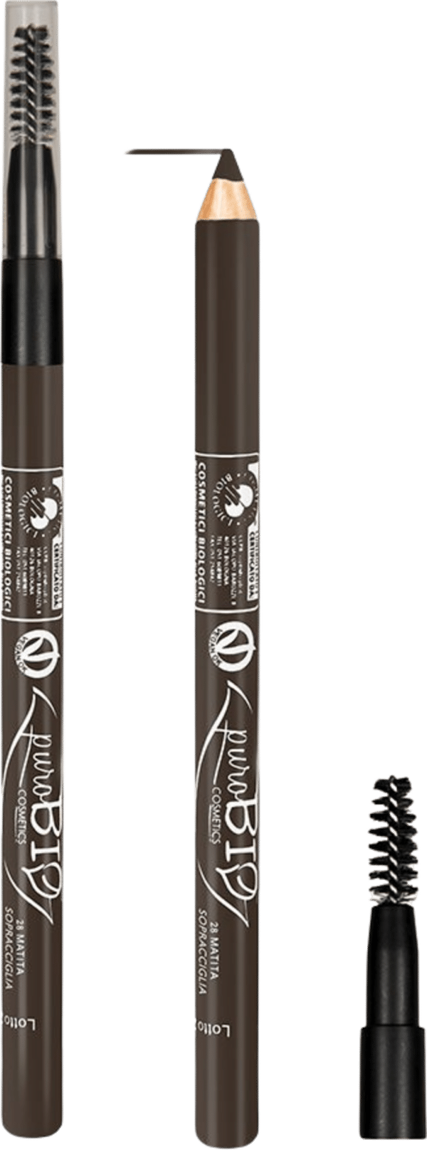 puroBIO cosmetics Eye & Eye Brow Pencil - 28 Dunkle Taube