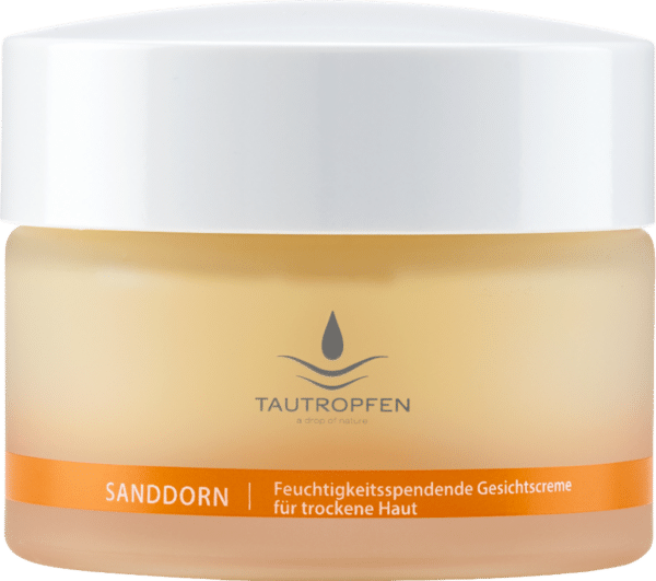 TAUTROPFEN Sanddorn Feuchtigkeitsspendende Gesichtscreme - 50 ml