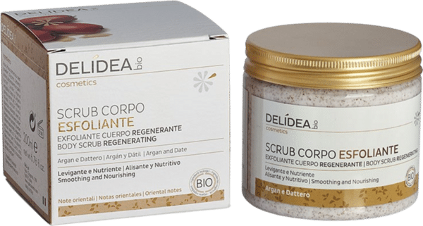 DELIDEA Argan & Date Revitalizing Body Scrub - 200 ml