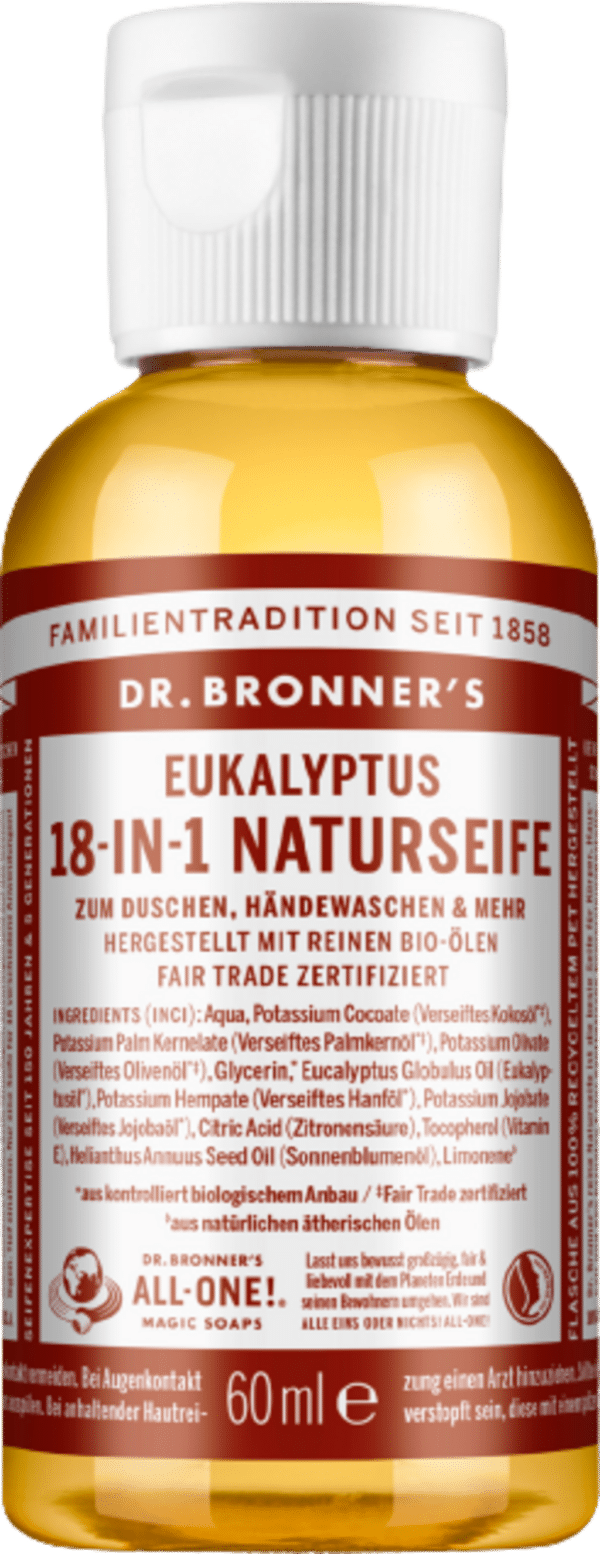 Dr. Bronner's 18in1 Naturseife Eukalyptus - 60 ml