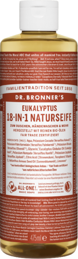 Dr. Bronner's 18in1 Naturseife Eukalyptus - 475 ml