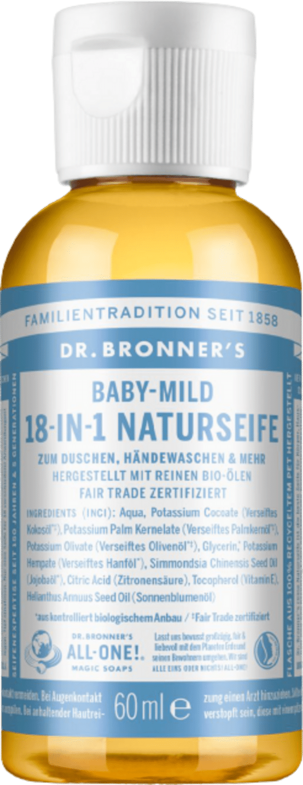 Dr. Bronner's 18in1 Naturseife Baby-Mild - 60 ml