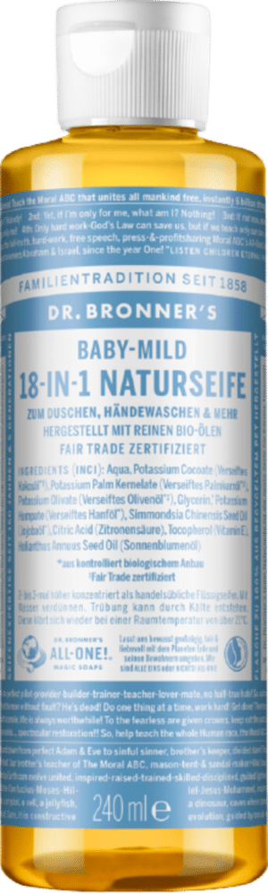 Dr. Bronner's 18in1 Naturseife Baby-Mild - 240 ml