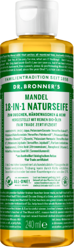 Dr. Bronner's 18in1 Naturseife Mandel - 240 ml