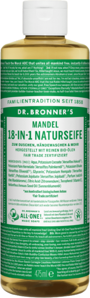 Dr. Bronner's 18in1 Naturseife Mandel - 475 ml