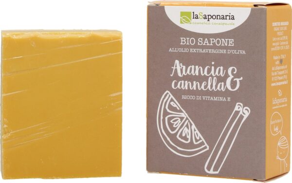 La Saponaria Seife Orange & Zimt - 100 g