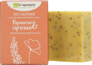 La Saponaria Seife Mohn & Zypresse - 100 g