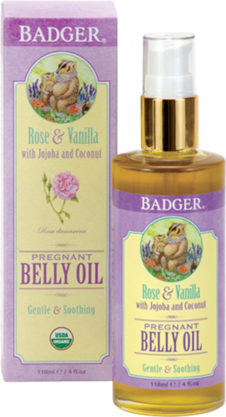 Badger Balm Mom Care Belly Oil - 118 ml