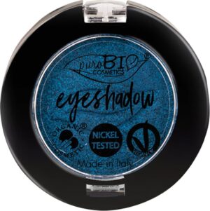 puroBIO cosmetics Compact Eye Shadow - 07 Blau (schimmernd)