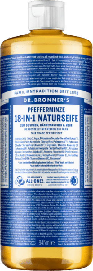 Dr. Bronner's 18in1 Naturseife Pfefferminze - 945 ml