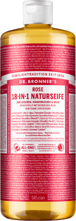 Dr. Bronner's 18in1 Naturseife Rose - 945 ml