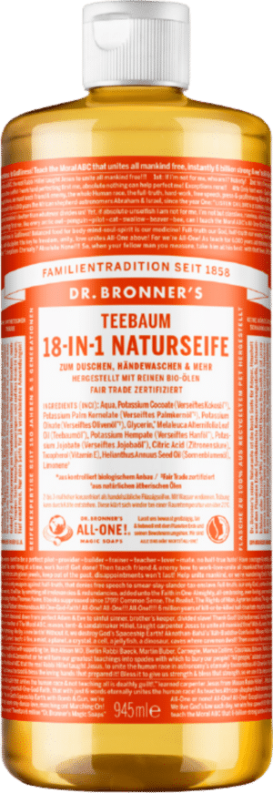 Dr. Bronner's 18in1 Naturseife Teebaum - 945 ml