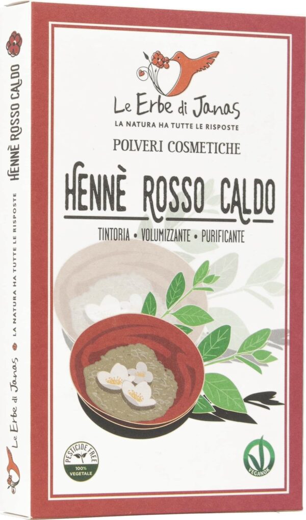 Le Erbe di Janas Henna (warmes Rot) - 100 g