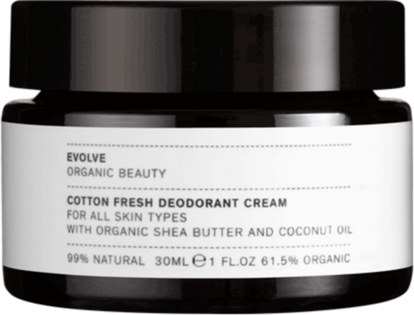 Evolve Organic Beauty Cotton Fresh Deodorant Cream - 30 ml