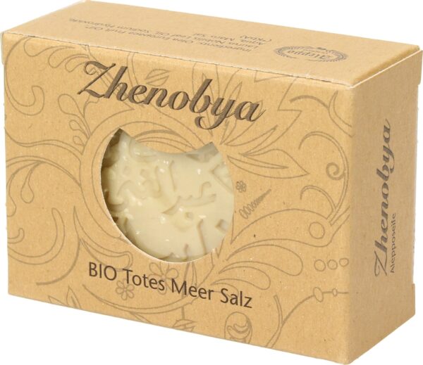 Zhenobya Bio-Alepposeife Totes Meer Salz - 100 g