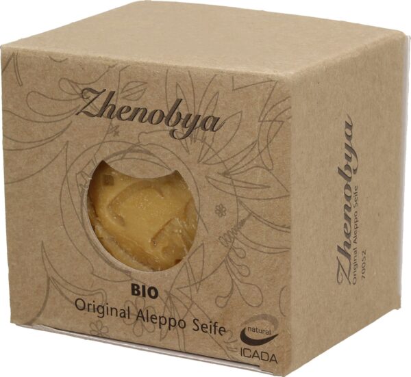 Zhenobya Bio Alepposeife Olivenöl 100% - 200 g