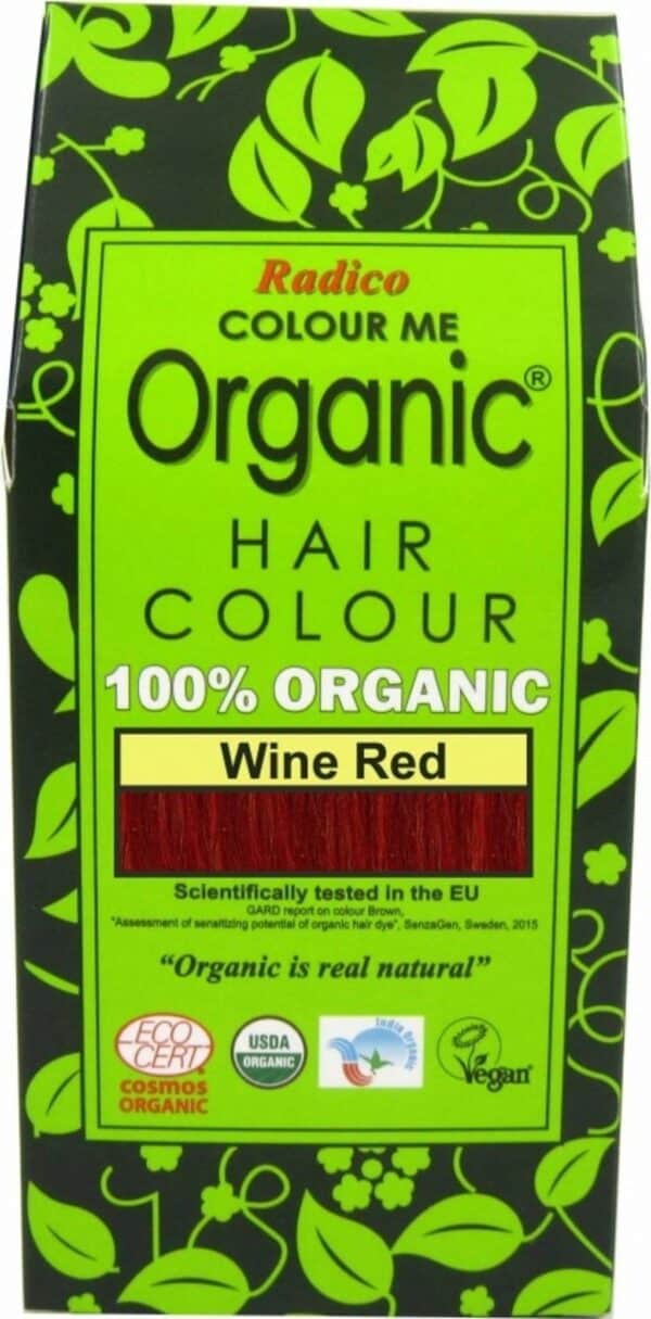 Radico Pflanzenhaarfarbe Weinrot - 100 g