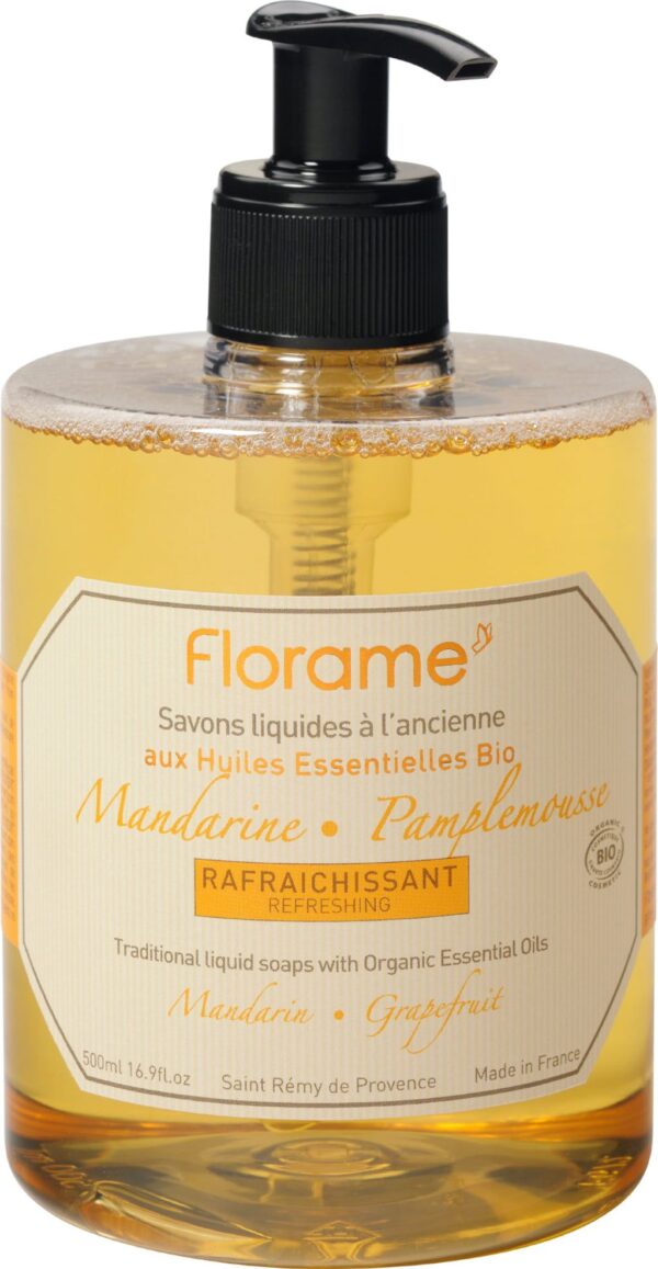 Florame Handseife Mandarine-Grapefruit - 500 ml