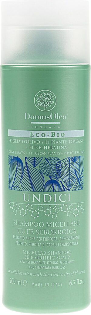 Domus Olea Toscana UNDICI Mizellen-Shampoo für schuppende Kopfhaut - 200 ml