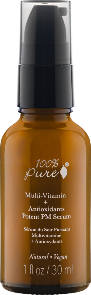 100% Pure Multi-Vitamin + Antioxidants Potent PM Serum - 30 ml