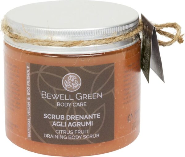 BeWell Green Citrus Fruits Draining Body Scrub - 200 ml