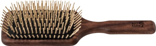 KOSTKAMM Holzbürste Paddle-Brush - Nussbaum