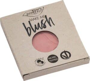 puroBIO cosmetics Compact Blush REFILL - 01 Rosa (schimmernd)