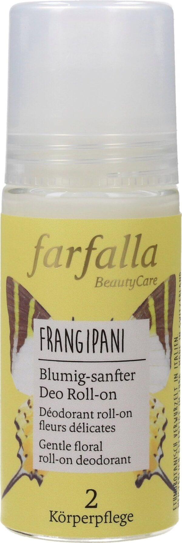 farfalla Deo Roll-On Frangipani - 50 ml