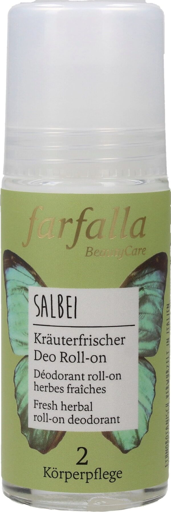 farfalla Deo Roll-On Salbei - 50 ml