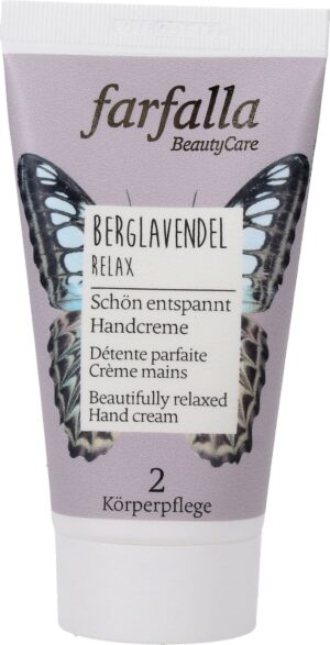 farfalla Berglavendel Relax schön entspannt Handcreme - 50 ml