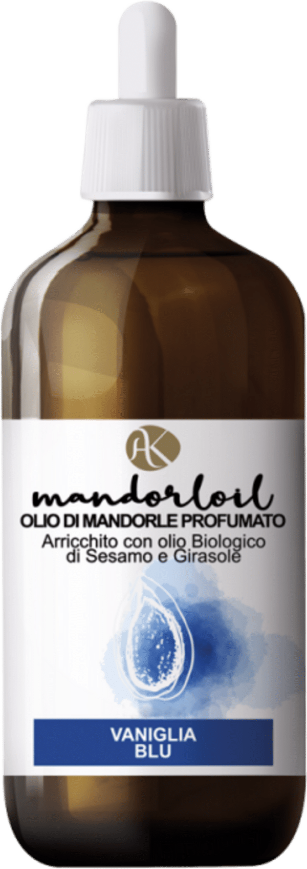 Alkemilla Eco Bio Cosmetic Mandorloil Duftendes Mandelöl - Blaue Vanille